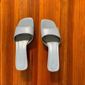 Light Blue Zara Kitten Heels